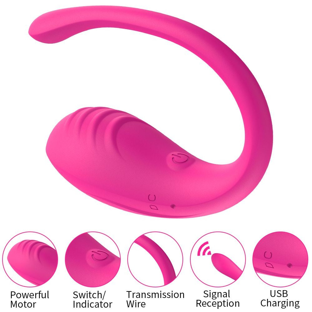 Vibradores vaginais controlados por aplicativos para mulheres e casais, ponto G,